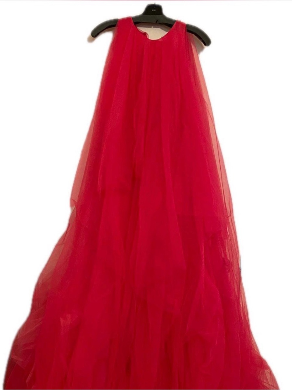 Carolina Herrera Fuschia Tulle Gown